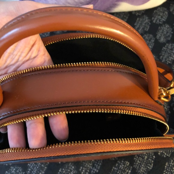 Paste retro style round shape shoulder bag - Picture 2 of 4